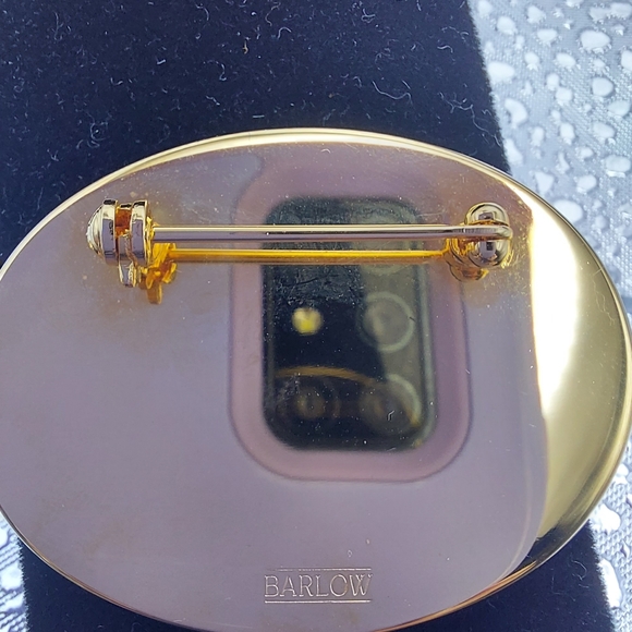 Vintage Barlow Etched Bird Brooch, GC & Attractive. - Picture 12 of 13